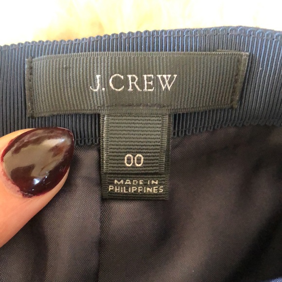Darkest navy J. Crew midi skirt with bell flare - Picture 6 of 9
